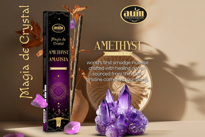 Aum Crystal Magic – Incienso Ritual con Amatista 20 g