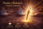 Péndulo de radiestesia en forma de espiral