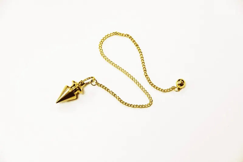 Péndulo de radiestesia en forma de espiral